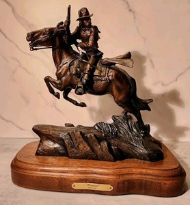Ken Payne Bronze Sculpture "Wanted" 1993 XX/75 Signed DATED + COA