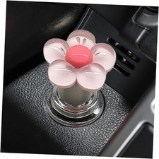 Flower Car Push to Start Button Cover, Cute Car Engine Start/Stop Joystick Pink