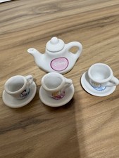 Disney Princess 7 Pieces Mini Porcelain Tea Cup Saucer Teapot With Lid Set