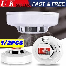 1/2Pcs Home Fire Alarm Smoke Detector Gas Sensor Fireangel with Batteries