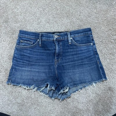 Hudson Denim Shorts Womens 28 Blue Cutoff Frayed Hem 5 Pocket Casual Summer