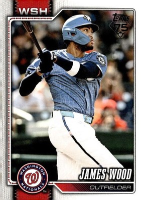 James Wood 2026 Topps #349 MLB Nationals ID:161140