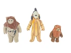 🐻 Vintage Star Wars Ewok Figure Lot ~ Logray, Chief Chirpa, Wicket ~ Kenner