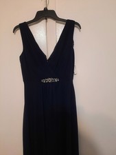 Eliza J Evening Gown size 6 Navy Blue New with tag .Formal dress