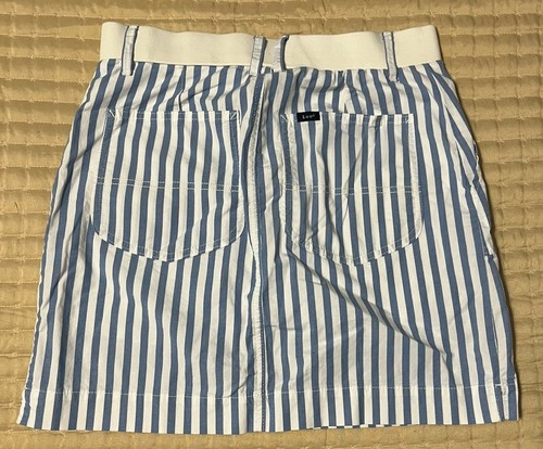 Lee Damen Skort 8 M blau weiß gestreift mittelhoher Bund Sportbekleidung - Bild 4 von 12
