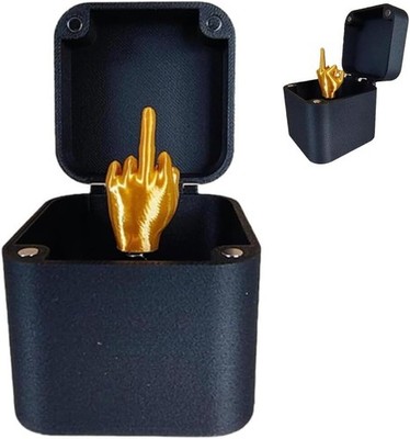 Middle Finger In A Box Funny Surprise Box Pop up Christmas Novelty Fun Gift