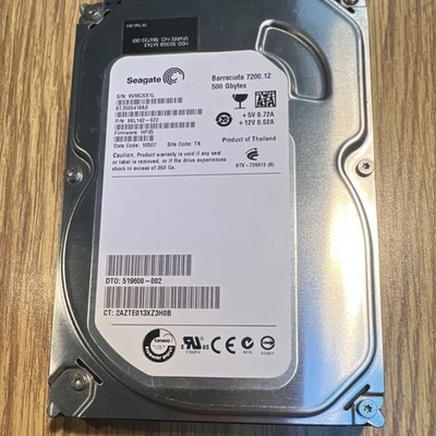 Seagate Barracuda 7200.12 ST3500418AS 500GB 3.5'' SATA 7200RPM 16MB HDD working