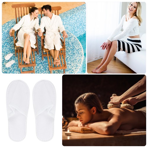 12 Paia Ciabatte Monouso Uomo e Donna Monouso Unisex Casa - Foto 10 di 12