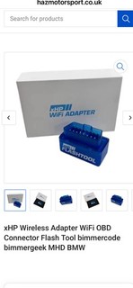 xHP Wireless Adapter WiFi OBD Connector Flash Tool bimmercode bimmergeek MHD BMW