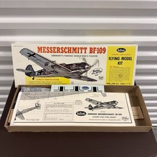 Vintage Guillows Messerschmitt Bf-109 Flying Model Kit No. 109 New Open Box