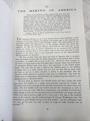 The Merino Past Present And Probable Hardcover H B Austin 1944 - Foto 6 di 12