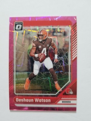 Panini Donruss Optic Pink Velocity Prizm #44 Deshaun Watson /80