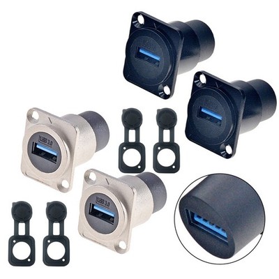 Leicht installierbare Doppelpack USB 3 0 D-Typ Buchse Signalkoppler verfügbar