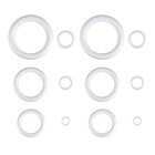 12 Pcs Bipeltate Donut Wreath Handcraft Accessories Round Circle Ornament