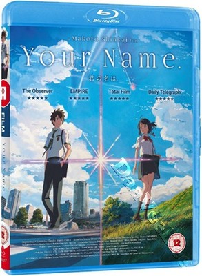 Your Name. NEW Cult Blu-Ray Disc Makoto Shinkai Ryunosuke Kamiki