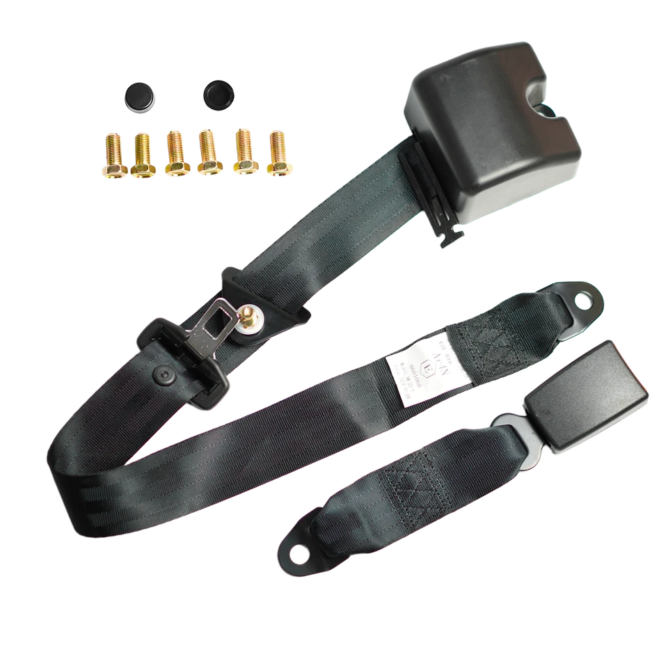 Correas de cinturón de seguridad retráctiles genuinas para vehículo Chevrolet Malibu de 3 puntos Foto 3 de 4