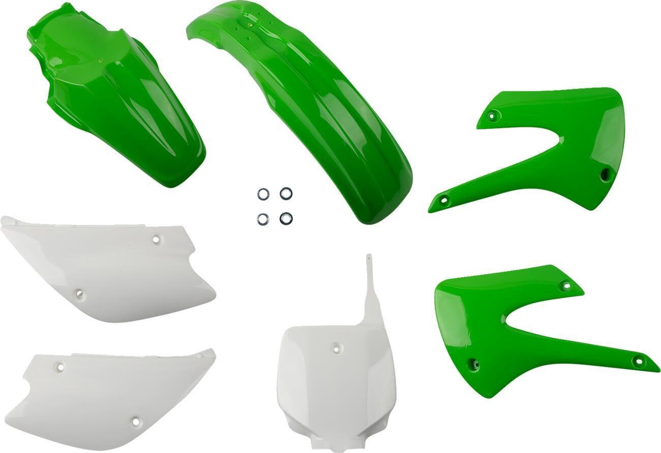 UFO Complete Body Kit For Kawasaki KX 85 01-13 Oem-Color Kakit207e-999