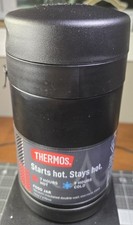 THERMOS Vacuum Insulated Stainless Steel Double Wall Food Jar with Spoon 16oz