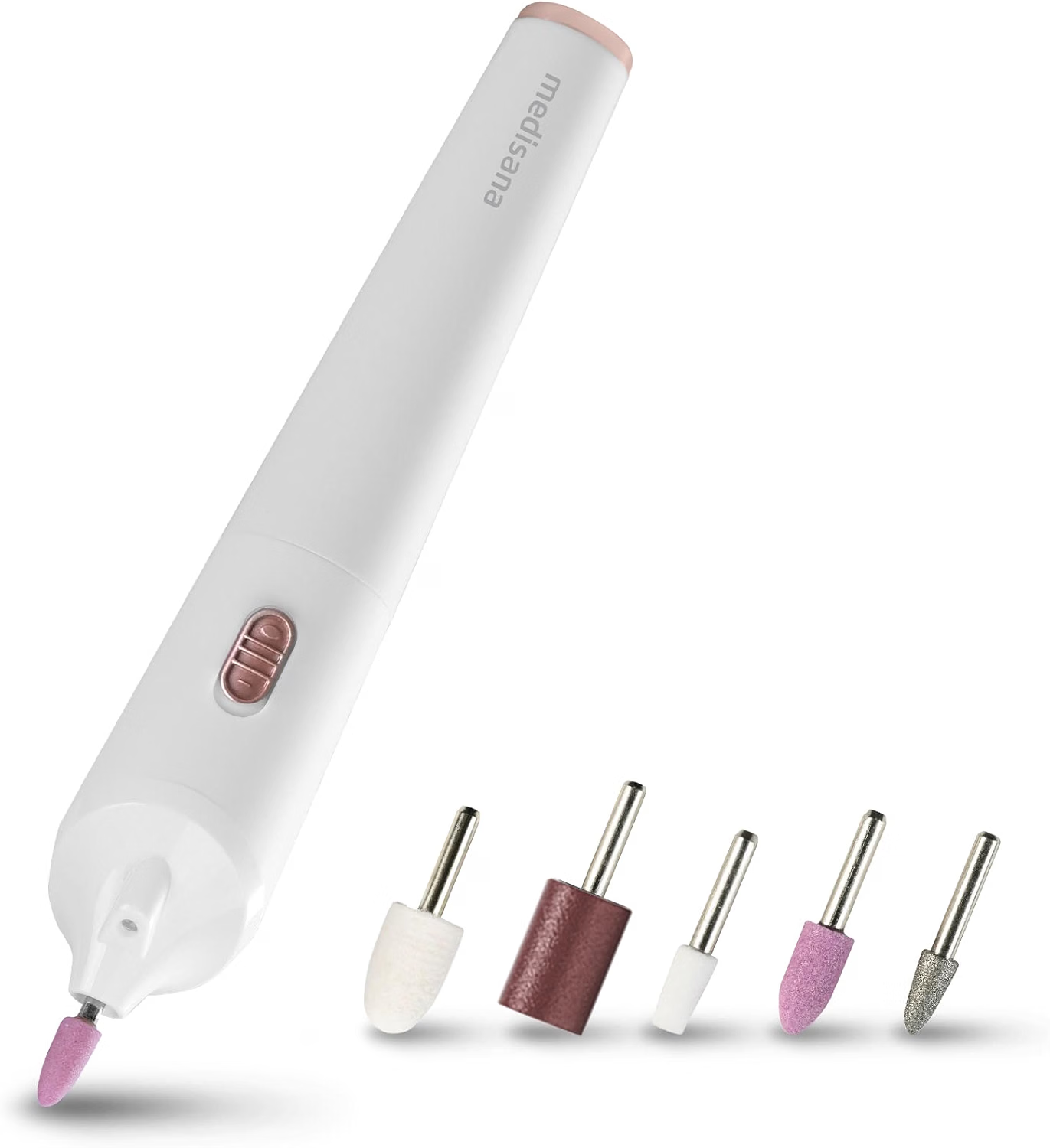 Medisana Bianco Set Manicure Mp 900 5 Accessori Luce Led Portatile - Immagine 2
