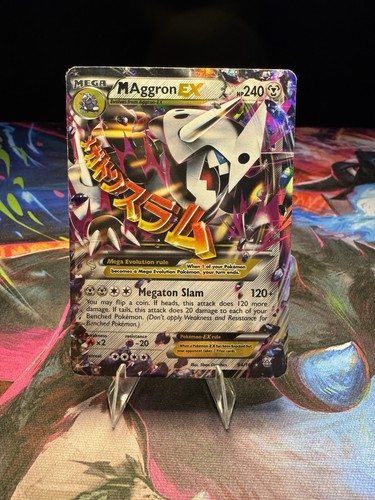 M Aggron EX 94/160 Mega EX Primal Clash Pokémon TCG  DMG