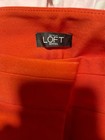 Nwt LOFT Red Marisa Skinny Mid Rise Marisa Fit Ankle Size 0 Red Excellent — photo 3