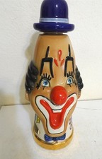 Old Mr Boston Clown Decanter Circus City Baraboo WI 1973 Empty Royal Halburton
