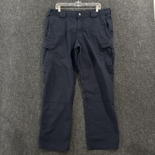 5.11 Tactical Stryke Pants Mens 38x32 Navy Blue Cargo Ripstop Hiking Utility