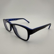 Ray-Ban Eyeglasses RB5268 5179 Glossy Black Blue Square 52-17-135 Frames Onlyp