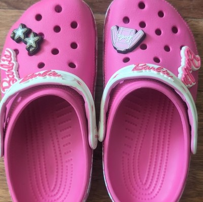 Crocs Barbie Pink Girls' Clog Slippers Comfort Slip On Size 3 AU/US