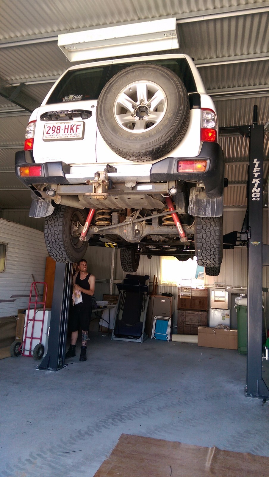 2Post Car Hoist 4.5T Clear Floor Australian Certified by Hero Hoists