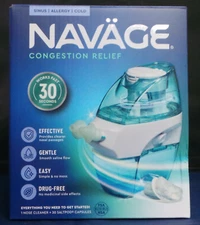 Navage Nasal Care Saline Nasal Irrigation w/Powered Suction BRAND NEW