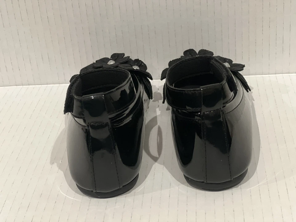 Rachel Shoes Youth Girls Size Y2 Black Lanai Mary Jane Ballet Flats PartyWedding - Image 3 of 4