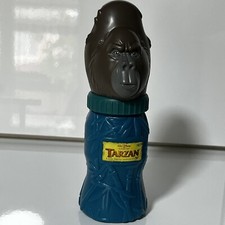 RARE 2005 Kerchak McDonald's EUROPE Movie Figure Drink Bottle Disney Tarzan