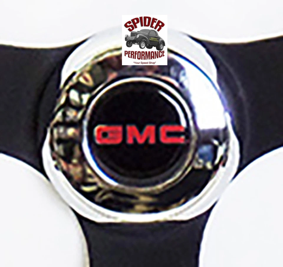 1974-1979 Jimmy Suburban GMC pickup steering wheel 14 3/4" VINTAGE BLACK — 第 3/4 张图片