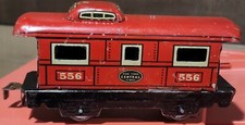 VINTAGE MARX 556 NY CENTRAL LINES CABOOSE TIN TRAIN CAR BARN FIND