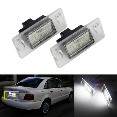 2x Canbus LED Kennzeichenbeleuchtung für Audi A3 8L 96-03 A4 B5 Limo Avant 95-99