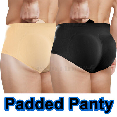 Men Padded Underwear Briefs Buttlifter Hip Enhancer Body Shaper Pants Underpant