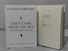 They Came from the Sky by Stephen Harrigan SIGNED Autograph Book