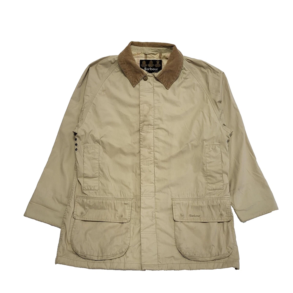 Vintage Barbour A477 Flyweight Country Beige Jacket Uk Men s M