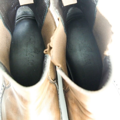 Hogan Balmoral Chelsea Boots Brown Leather Mens Shoe Size EU 43.5 US 10.5 - Picture 9 of 12