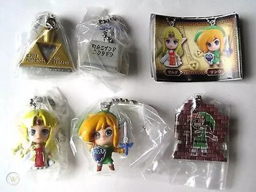 Bandai Legend of Zelda A Link Between Worlds Keychain Figure Set