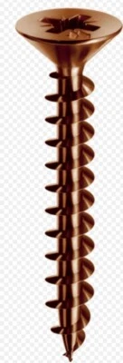 MUSTAD VITI PER LEGNO TRUCIOLARE BRONZATA PANELVIT CROCE PZ TESTA SVASATA PIANA