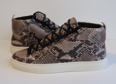 balenciaga arena python black