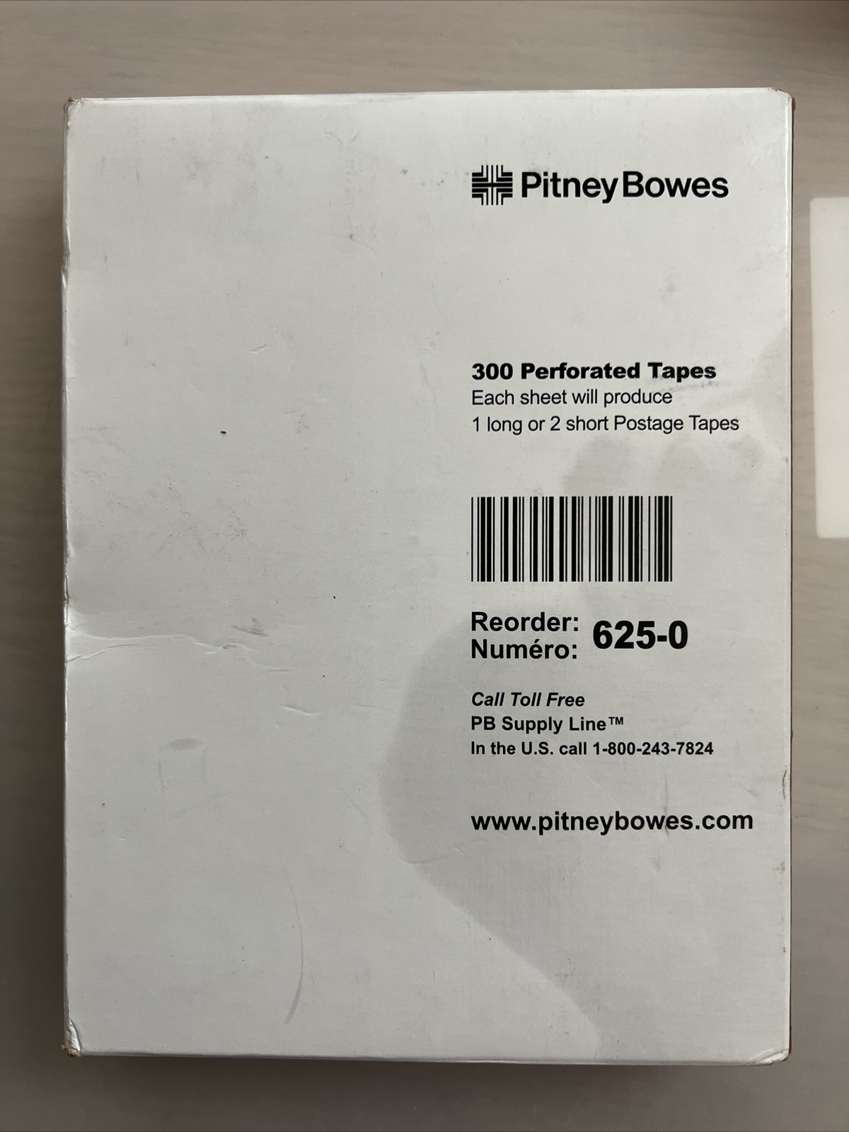 Pitney Bowes Postage Tape Strips 6250 (300 total) Perforated Tapes eBay