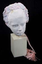  Jackie Kehoe Keho Clay Sculpture Bust Head Young Girl 