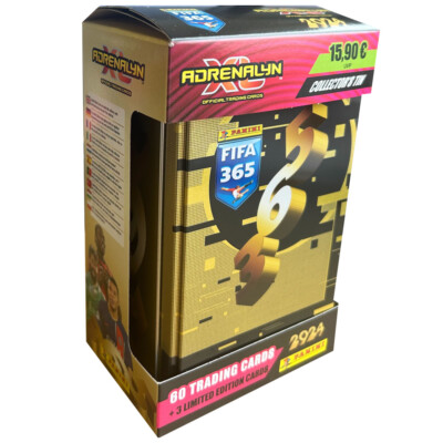 Panini FIFA 365 - 2024 Adrenalyn XL Trading Cards - 1 Tin Box