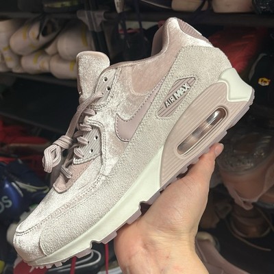 New sz 10 Nike Womens Air Max 90 Velvet Particle Rose Pink solid