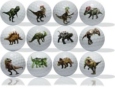 Dinosaur Golf Balls 12 pack - Great Gift Idea