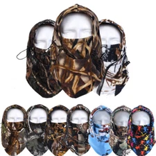 Balaclava Winter Soft Windproof Neck Warm Ski Hunting Fleece Full Face Mask Hat