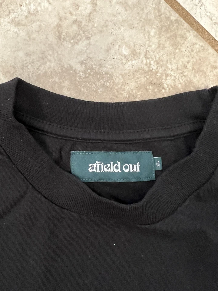 Usado en Excelente Condición Afield Out Equipment Camiseta Manga Larga Cadenas XL Extra Grande Negro Foto 3 de 4